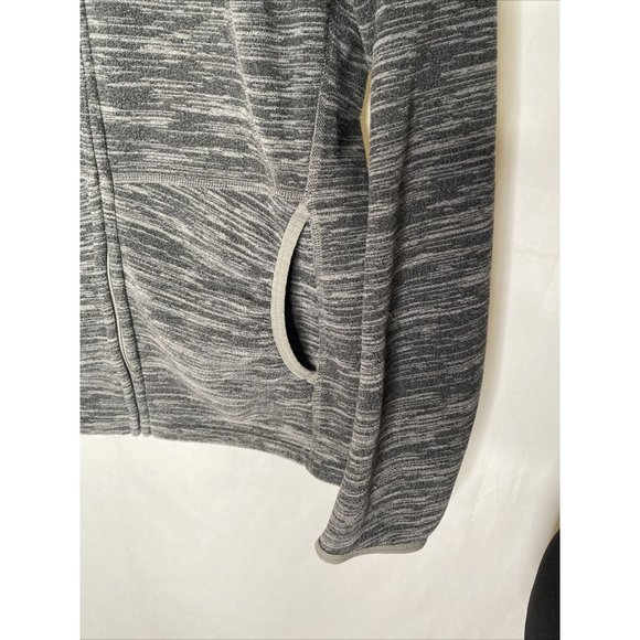 The North Face Heathered Gray Zip Up Hoodie small. Polartec fleece - Picture 4 of 11